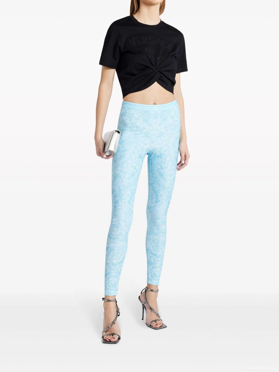 Cheap leggings Women Versace Baroque-print 0716